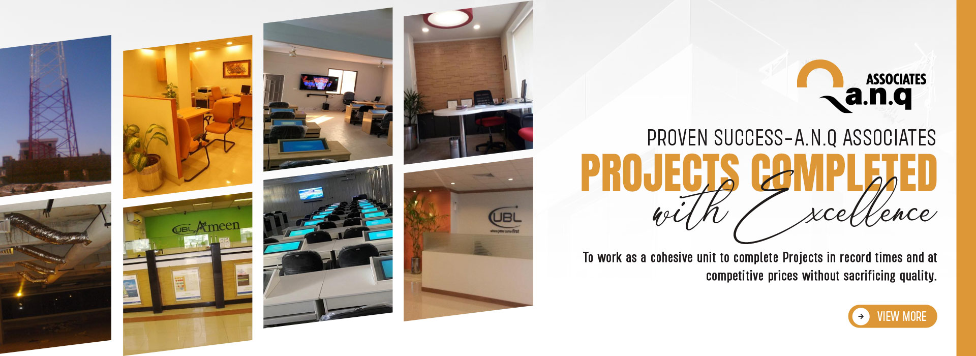 A.N.Q Associates completed projects and corporate capabilities
